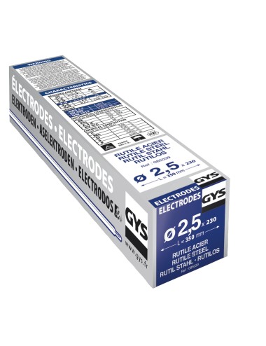 230 Elektroden Rutiles Staal Ø2.5 - Etui